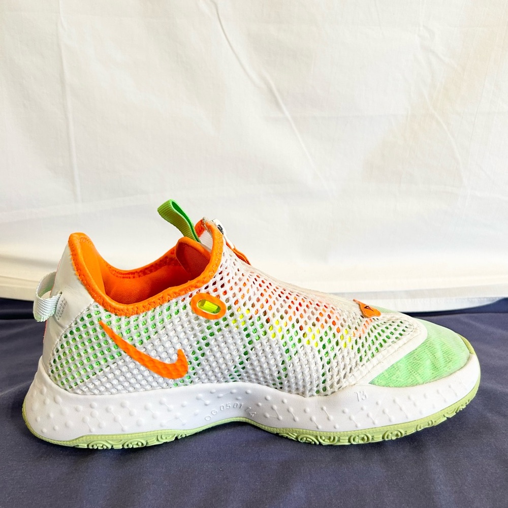 Nike PG 4 White Gatorade size 9.5 MEN’S BASKETBALL SHOES - Picture 5 of 8